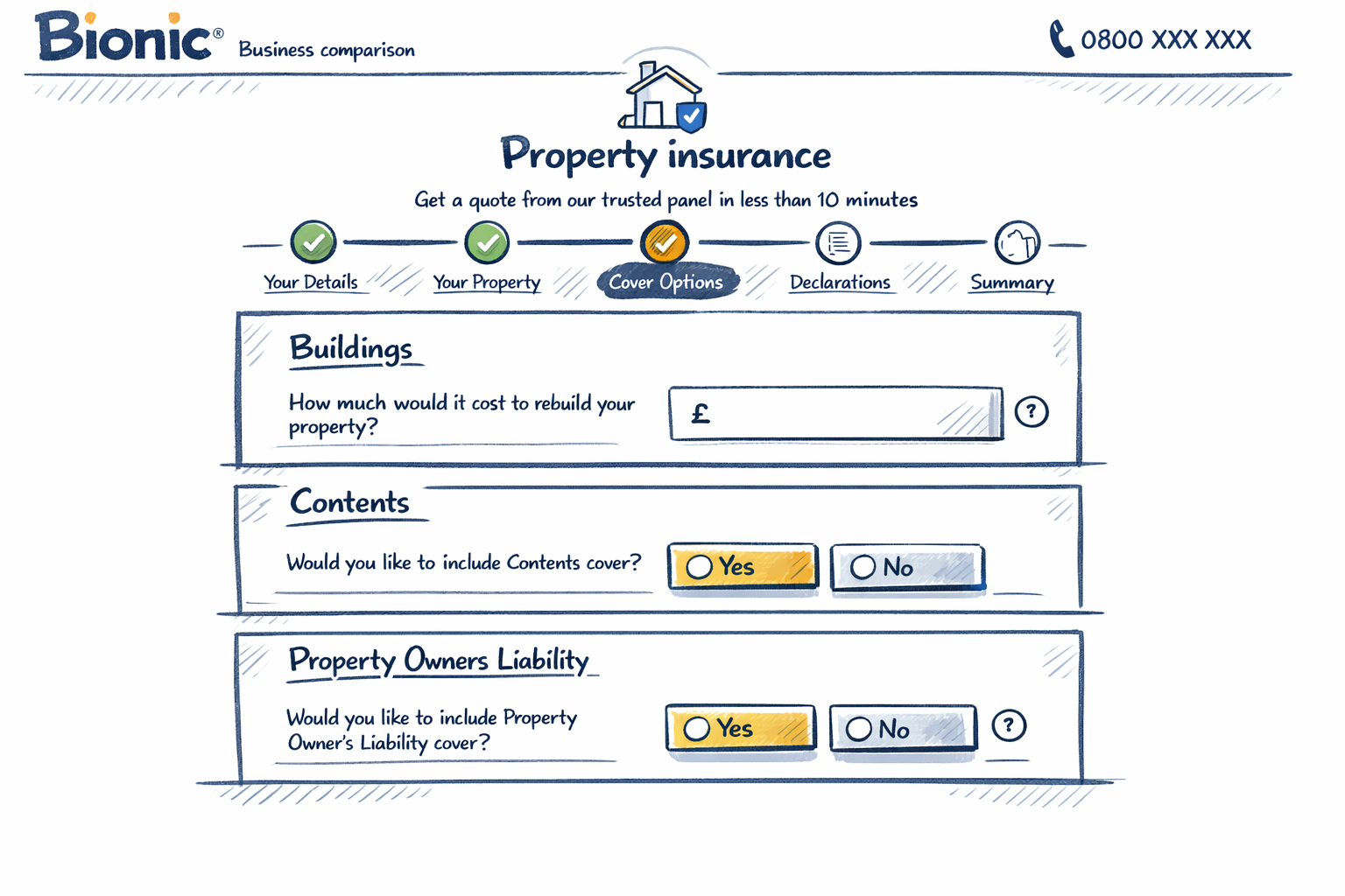 Bionic Insurance E2E case study image